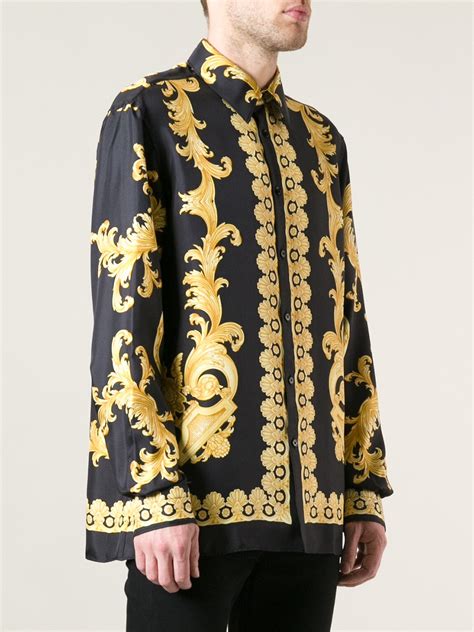 versace baroque shirt vintage|vintage Versace men's shirts.